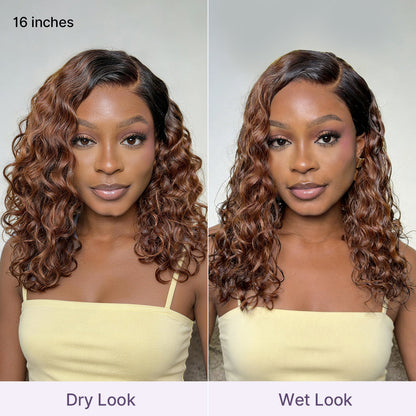 Ready-to-Wear Glueless Curly Bob Wig | Natural & Secure for Daily Wear